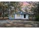 Newly renovated house with gray siding and white accents at 129 Doster Rd, Lancaster, SC 29720