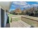 Wooden deck with backyard view at 161 Westscott Dr, Statesville, NC 28625