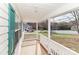 A peaceful front porch view of a tree-lined street at 161 Westscott Dr, Statesville, NC 28625