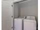 Laundry closet with washer and dryer at 161 Westscott Dr, Statesville, NC 28625