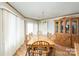 Formal dining room with hardwood floors and custom china cabinet at 4556 Harley Davidson Dr, Catawba, NC 28609