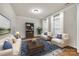 Cozy living room with neutral tones, plush seating, and a stylish rug at 373 Fischer Rd, Fort Mill, SC 29715