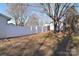 Backyard with a shed and privacy fence at 816 Wellwood Ave, Statesville, NC 28677