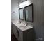 Double vanity bathroom with updated fixtures at 9618 Langston Mill Rd # 38, Charlotte, NC 28216