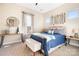 Cozy bedroom with a comfortable bed and stylish decor at 136 Chimney Rock Ct, Denver, NC 28037