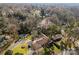 Wide aerial view of a residential area with mature trees showcasing the home's location and neighborhood at 946 Scotch Dr, Gastonia, NC 28054