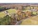 Aerial view of house, property, and neighboring homes at 955 Goodnight Rd, Salisbury, NC 28147