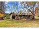 Old wooden barn with partial walls in yard at 955 Goodnight Rd, Salisbury, NC 28147