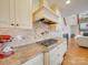 Gourmet kitchen featuring stainless steel appliances, custom cabinetry, and designer backsplash at 1140 Inlet Pointe Rd, Salisbury, NC 28146