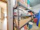 Unfinished storage room with shelving, ideal for organization and storage at 1140 Inlet Pointe Rd, Salisbury, NC 28146