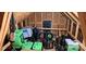Unfished attic with ample storage space for seasonal items at 2353 Abundance Ln, Waxhaw, NC 28173