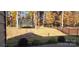 Backyard with trampoline and wood-chip ground cover at 2353 Abundance Ln, Waxhaw, NC 28173