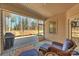 Screened porch with patio furniture and view of backyard at 2353 Abundance Ln, Waxhaw, NC 28173