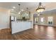 Modern kitchen with stainless steel appliances and light cabinets at 310 Pine St, Locust, NC 28097