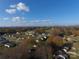 Scenic aerial view of a residential community surrounded by mountains and fall foliage at 194 E Jay Dr # 3, Taylorsville, NC 28681