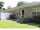 This charming home has a lovely backyard and patio area with a white privacy fence at 194 E Jay Dr # 3, Taylorsville, NC 28681