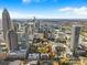 Stunning aerial view of the uptown Charlotte skyline at 224 N Poplar St # 16, Charlotte, NC 28202