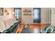 Sunlit living room showcasing hardwood floors and a relaxing couch at 405 Wakefield Dr # B, Charlotte, NC 28209