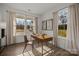 Home office with a large window view and stylish desk at 5019 Layman Dr # 26, Charlotte, NC 28226