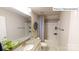Bathroom with granite vanity, tub shower combo and decorative accents at 2015 Canvasback Way, Indian Trail, NC 28079