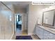 Spa-like bathroom with large shower and double vanity at 2015 Canvasback Way, Indian Trail, NC 28079