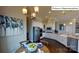Modern kitchen with stainless steel appliances and granite countertops at 2015 Canvasback Way, Indian Trail, NC 28079