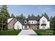 Striking two-story modern farmhouse with mixed siding and a welcoming covered front porch at 229A Ballard Ct, Fort Mill, SC 29715