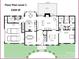First level floor plan featuring a spacious kitchen, dining room, great room, office/study, and Primary bedroom at 3513 Country Club Dr, Gastonia, NC 28056