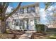 Charming two-story home with a classic white facade, complemented by green shutters at 5300 Fair Wind Ln, Charlotte, NC 28212