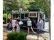 Patrons line up for Valle Tacos food truck at 2605 Willowdale Ln, Matthews, NC 28105