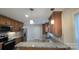 Modern kitchen with granite countertops and stainless steel appliances at 433 Pamela St, Gastonia, NC 28054