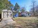 Large backyard with detached garage and workshop at 5315 Ruth Dr, Charlotte, NC 28215
