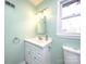 Bathroom with sink, toilet and light fixture at 5315 Ruth Dr, Charlotte, NC 28215