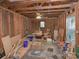 Unfinished workshop with plenty of space for storage at 5315 Ruth Dr, Charlotte, NC 28215