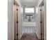Elegant bathroom with patterned tile floor, a large tub and double sinks at 5839 Painted Fern Ct, Charlotte, NC 28269