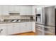 Modern kitchen with stainless steel appliances and granite countertops at 5839 Painted Fern Ct, Charlotte, NC 28269