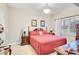 Comfortable bedroom featuring a plush bed, elegant decor, and ample natural light, creating a peaceful retreat at 721 Governor Morrison St # 425, Charlotte, NC 28211