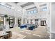 Community lounge featuring neutral colors and modern decor for relaxing and entertaining at 721 Governor Morrison St # 425, Charlotte, NC 28211
