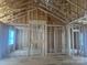 Interior framing of a new house, showing structure and layout at 5037 Faith Rd, Salisbury, NC 28146