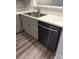 Kitchen featuring modern cabinets, countertop and stainless steel appliances at 1826 Birch Heights Ct, Charlotte, NC 28213