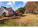 Landscaped backyard with home view at 16039 Lavenham Rd, Huntersville, NC 28078