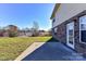 Private backyard with a concrete patio area at 7534 April Mist Trl, Huntersville, NC 28078