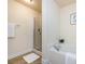 Bathroom with soaking tub and separate shower at 7534 April Mist Trl, Huntersville, NC 28078
