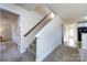 Staircase leading to the upper level of the home at 7534 April Mist Trl, Huntersville, NC 28078