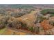 A panoramic aerial perspective of a beautiful home in the heart of nature at 170 Stillwater Rd, Richfield, NC 28137