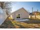 House exterior and backyard view with fence at 511 E Sycamore St, Lincolnton, NC 28092