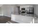 Modern kitchen with white cabinets and granite countertops at 511 E Sycamore St, Lincolnton, NC 28092