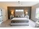 Comfortable main bedroom with a large bed, bedside tables, and plenty of natural light from the window at 1875 Rock Hill Church Rd # 4, Matthews, NC 28104