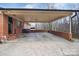 Carport with a brick facade at 216 Delview Dr, Cherryville, NC 28021