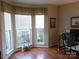 Home office with hardwood floors and a bay window at 4619 Brewington Pkwy, Rock Hill, SC 29732